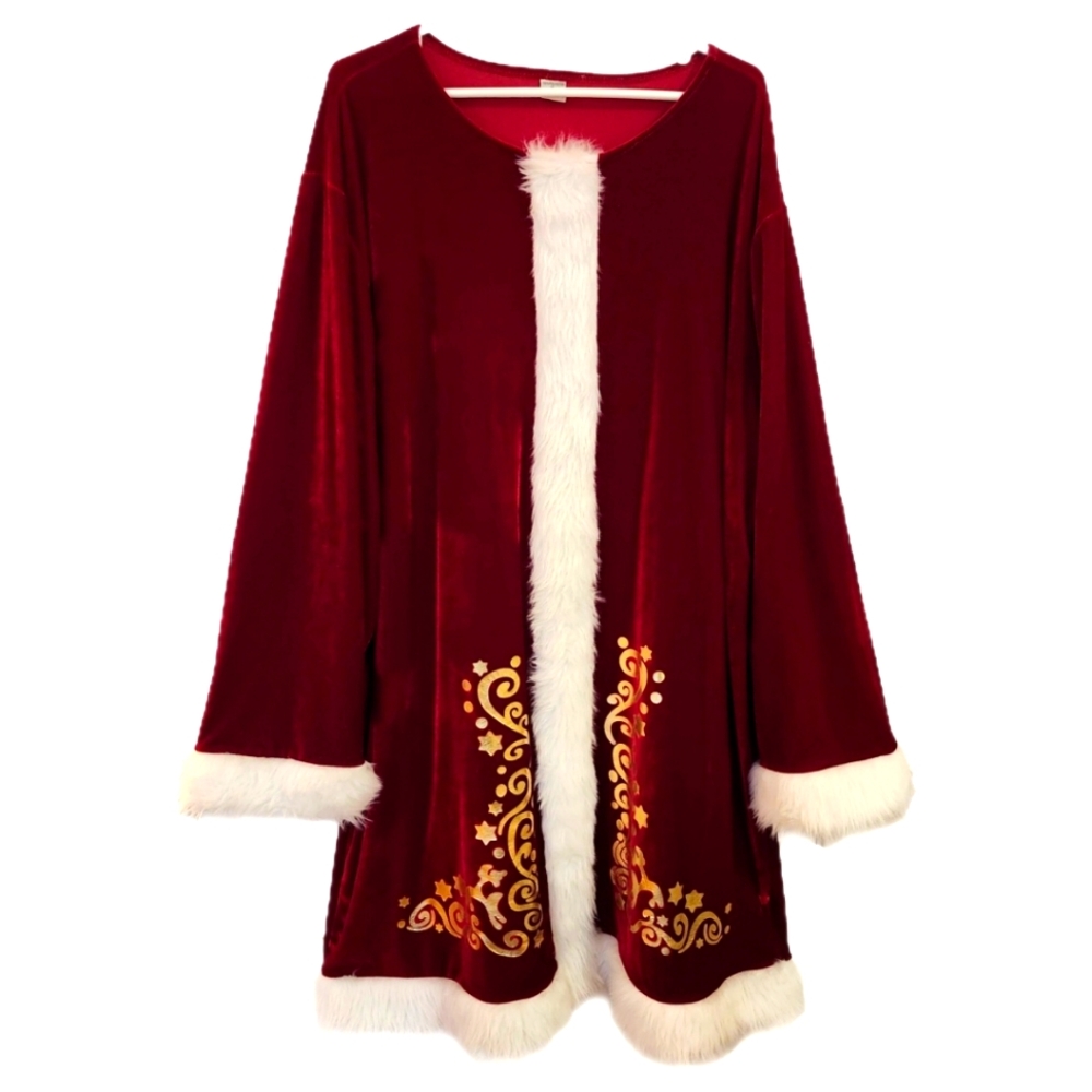 Elegant Red and Gold Men's Blazer with White Trim